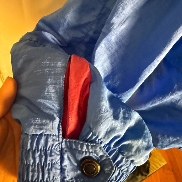 Vintage Women’s Lavon Blue and Pink Windbreaker - Picture 6 of 7
